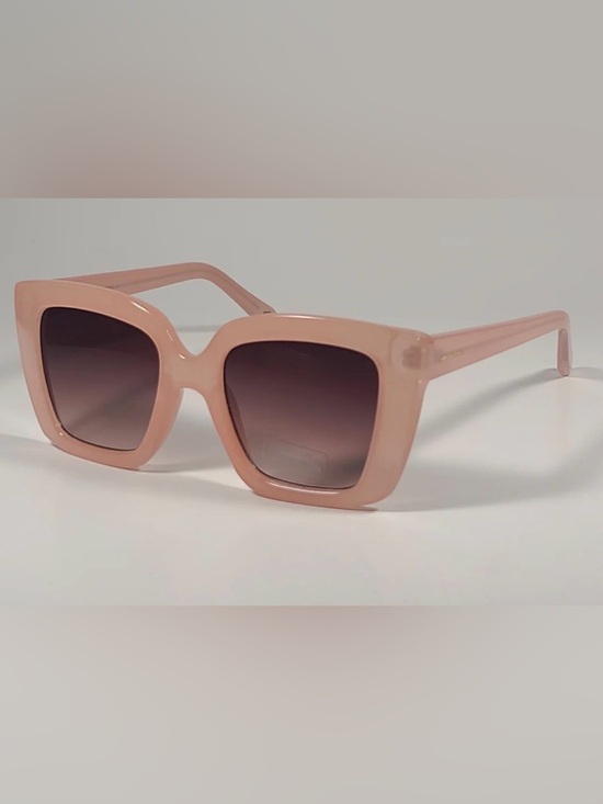Fossil Accessories - NEW Fossil FW223 Oversize Butterfly Sunglasses Milky Nude Pink